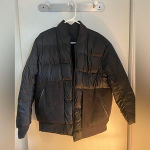 Lulu lemon reversible bomber jacket goose down size medium